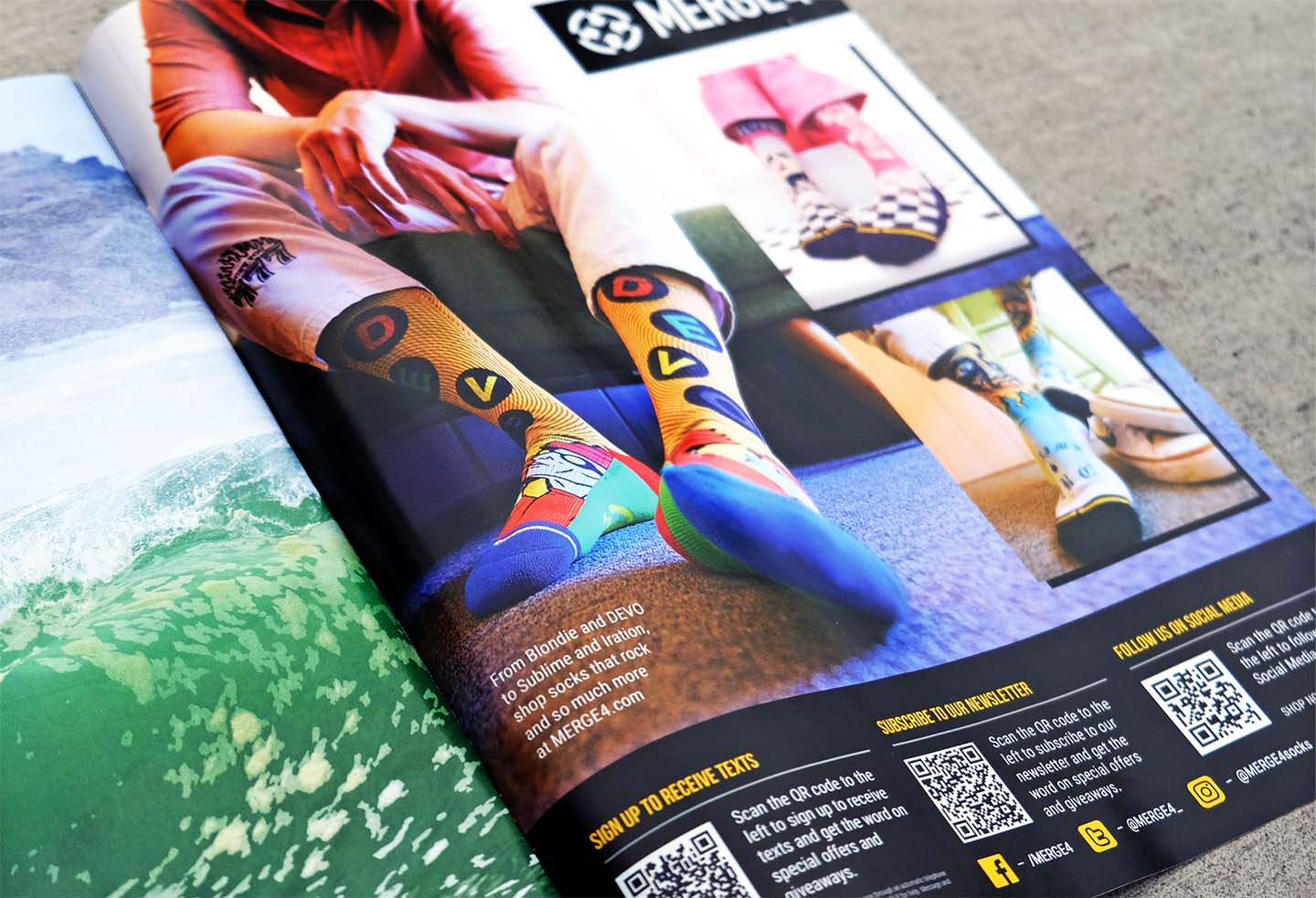 Chump Magic x MERGE4 Magazine Advertisement